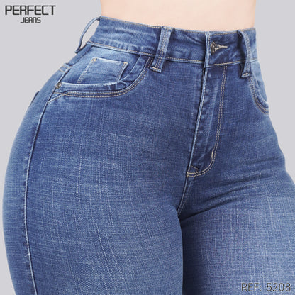 Jeans Skinny Tiro Alto 5208