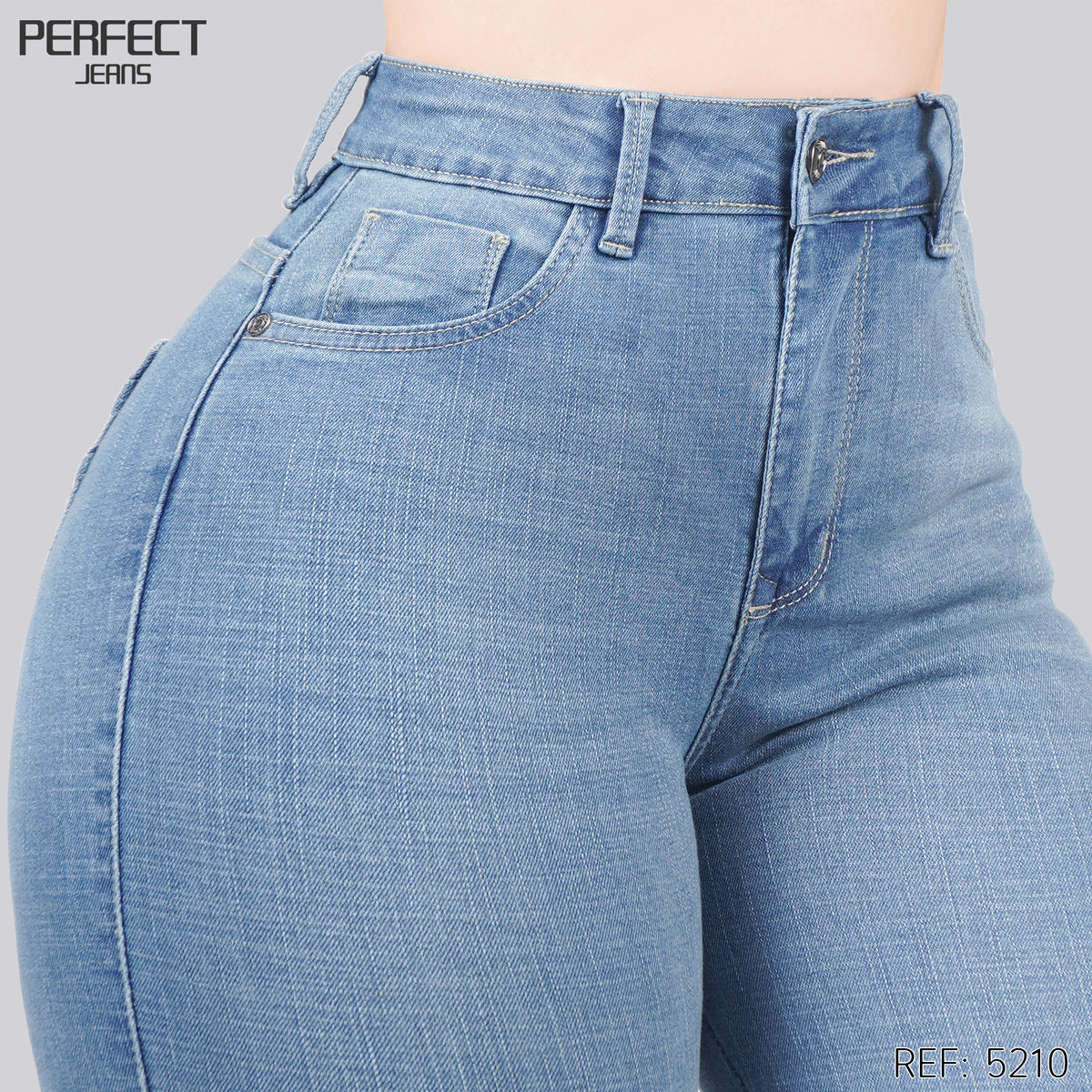 Jeans Skinny Tiro Alto 5210